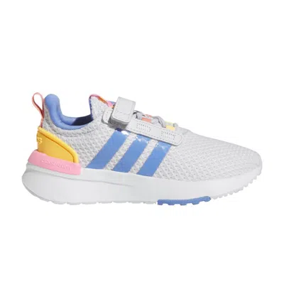 Pre-owned Adidas Originals Adidas Racer Tr21 Little Kid 'grey Blue Pink' | Kid's Size 13.5 In Gray
