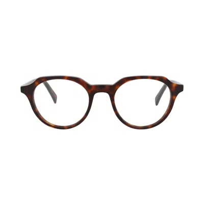 Pre-owned Celine Round Optical Glasses 'havana/transparent' | Brown | Men's Size Onesize
