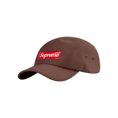 Pre-owned Supreme Inset Gel Camp Cap 'brown' | Men's Size Onesize