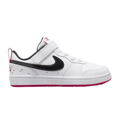 Pre-owned Nike Court Borough Low 2 Se Ps 'white Very Berry' | Kid's Size 1