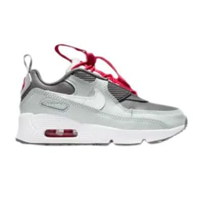 Pre-owned Nike Air Max 90 Toggle Ps 'flat Pewter White' | Grey | Kid's Size 10.5
