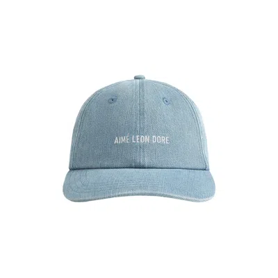 Pre-owned Aimé Leon Dore Core Denim Logo Hat 'light Wash' | Blue | Men's Size Onesize