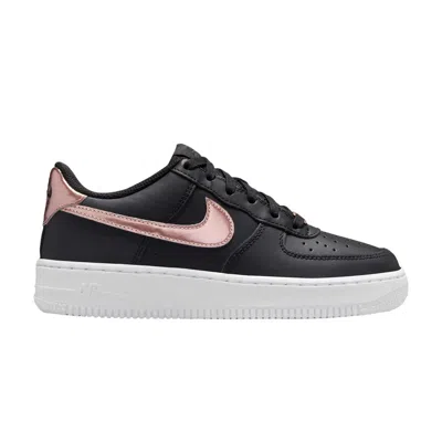 Pre-owned Nike Air Force 1 Low Gs 'black Metallic Red Bronze' | Kid's Size 4.5