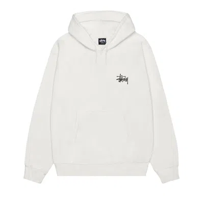 Pre-owned Stussy Basic Hoodie Pigment Dyed 'natural' | Cream | Men's Size L