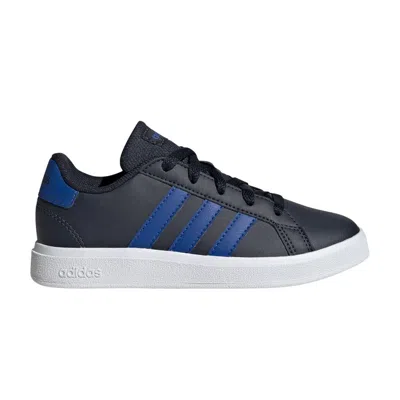 Pre-owned Adidas Originals Adidas Grand Court Lace-up J 'legend Ink Royal Blue' | Kid's Size 11.5