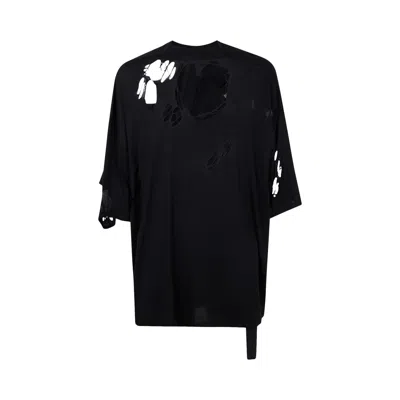 Pre-owned Rick Owens Drkshdw Tommy T-shirt 'black' | Men's Size Onesize