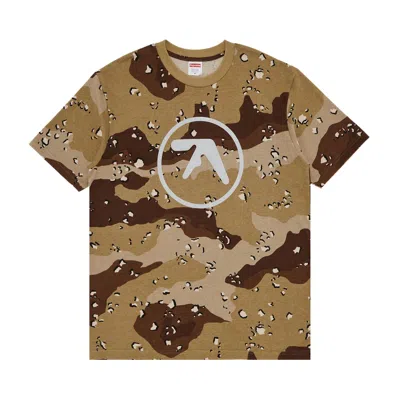 Pre-owned Supreme X Aphex Twin Ambient Works Tee 'chocolate Chip Camo' | Brown | Men's Size M