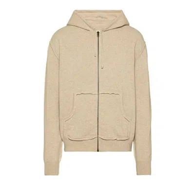 Pre-owned Maison Margiela Zipped Hoodie 'walnut' | Tan | Men's Size S