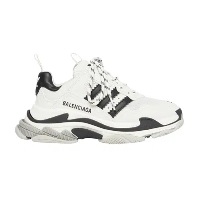 Pre-owned Balenciaga Adidas X  Wmns Triple S Sneaker 'white Black' | Women's Size 40