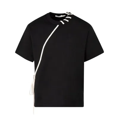 Pre-owned Craig Green Laced T-shirt 'black/cream' | Men's Size L