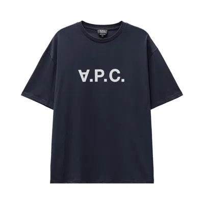 Pre-owned Apc A.p.c. River T-shirt 'dark Navy' | Blue | Men's Size Xxl