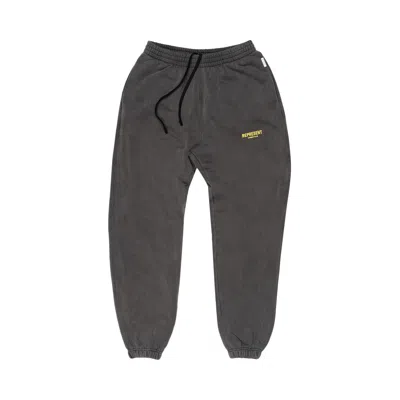 Pre-owned Represent Clo Represent Owners Club Sweatpant 'vintage Grey/yellow' | Men's Size Xl