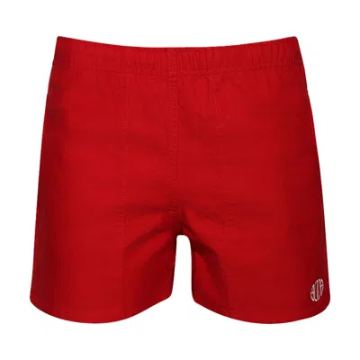 Pre-owned Bode Spring Twill Field Shorts 'red' | Men's Size Xl
