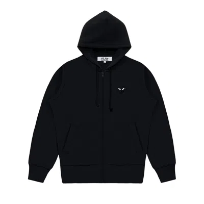 Pre-owned Comme Des Garçons Play Zip-up Sweatshirt 'black' | Men's Size L