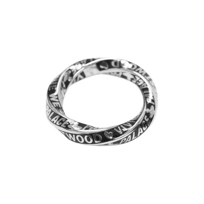 Pre-owned Palace X Vivienne Westwood Small Ring 'silver' | Men's Size M