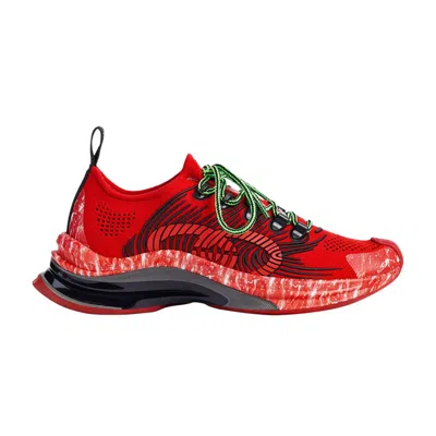 Pre-owned Gucci Wmns Run Sneaker 'red' | Women's Size 2