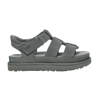 Pre-owned Ugg Wmns Goldenstar Strap Platform Sandal 'rainstorm' | Green | Women's Size 6