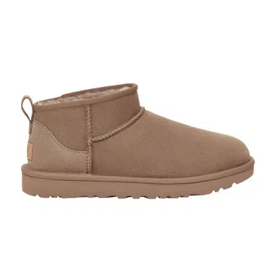 Pre-owned Ugg Wmns Classic Ultra Mini Boot 'caribou' | Brown | Women's Size 7
