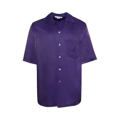Pre-owned Acne Studios Button-up Shirt 'dark Purple' | Men's Size 52