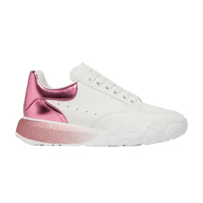 Pre-owned Alexander Mcqueen Wmns Oversized Court Trainer 'degrade - Pastel Pink' | White | W