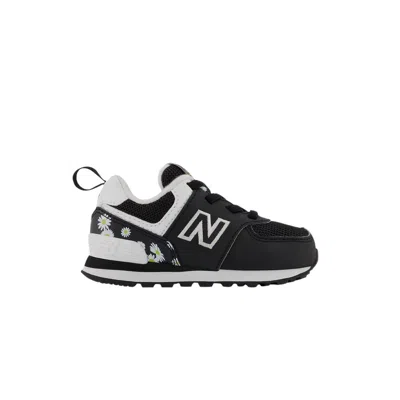 Pre-owned New Balance 574 Bungee Toddler 'black Florals' | Infant Size 4