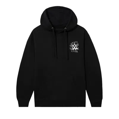 Pre-owned Anti Social Social Club X Wwe Lockout Hoodie 'black' | Men's Size Xl