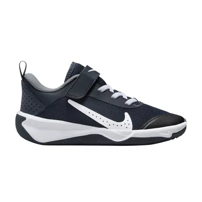 Pre-owned Nike Omni Multi-court Ps 'dark Obsidian White' | Blue | Kid's Size 11.5