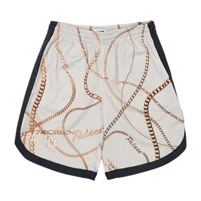 Pre-owned Palace Chain Basketball Short 'cloudy' | Grey | Men's Size Xl In Gray
