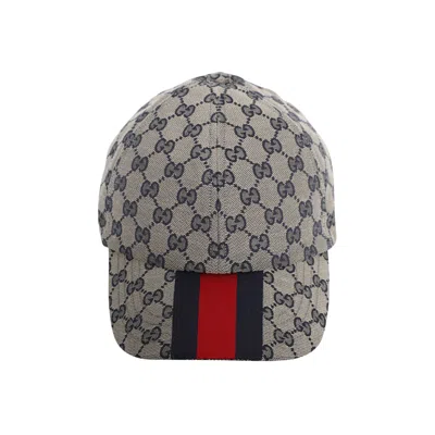 Pre-owned Gucci Baseball Hat 'beige/blue' | Tan | Men's Size L
