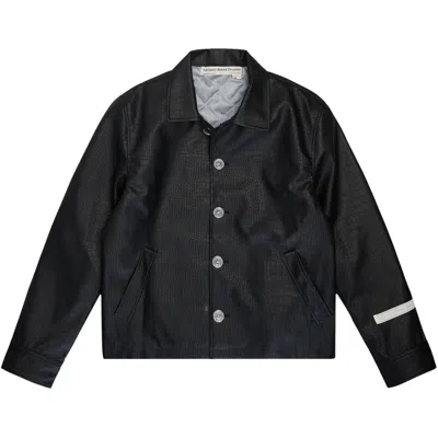 Pre-owned Advisory Board Crystals Gator Jacket 'black' | Men's Size L