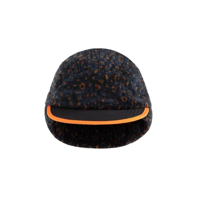 Pre-owned Aimé Leon Dore X New Balance Printed Fleece Earflap Hat 'geo Pattern' | Black | Men's Size Onesize