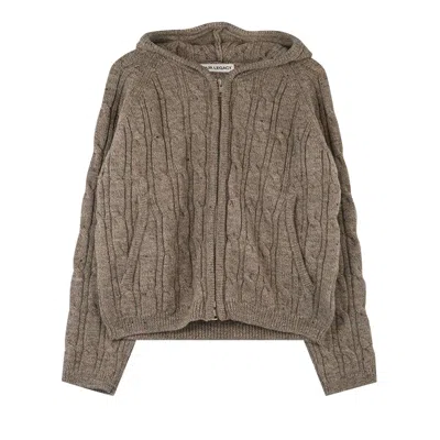 Pre-owned Our Legacy Isles Wool Level Hoodie 'stable Melange' | Tan | Men's Size 52