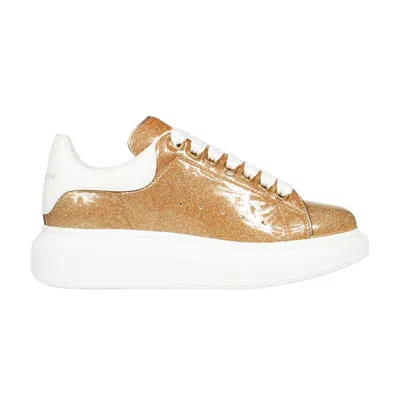 Pre-owned Alexander Mcqueen Wmns Oversized Sneaker 'rose Gold Glitter' | Women's Size 7