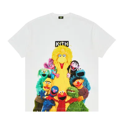 Pre-owned Kith X Sesame Street Group Hug Tee 'white' | Men's Size Xl
