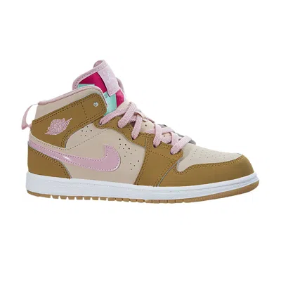 Pre-owned Air Jordan 1 Mid Gp 'lola Bunny' | Brown | Kid's Size 2