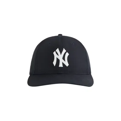 Pre-owned Kith &' 47 For The Brooklyn Museum New York Yankees Franchise Ls Cap 'nocturnal' | Blue | Men's Size
