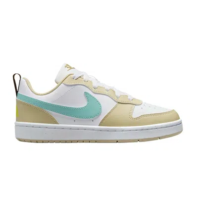 Pre-owned Nike Court Borough Low Recraft Gs 'gold Frost Green' | Kid's Size 5