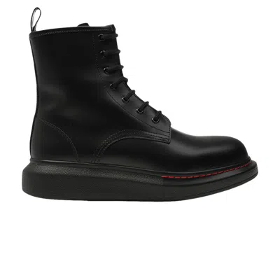 Pre-owned Alexander Mcqueen Wmns Hybrid Combat Boot 'black' | Women's Size 39.5