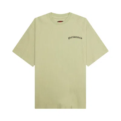 Pre-owned Pleasures Neural Thermal Shirt 'matcha' | Green | Men's Size S