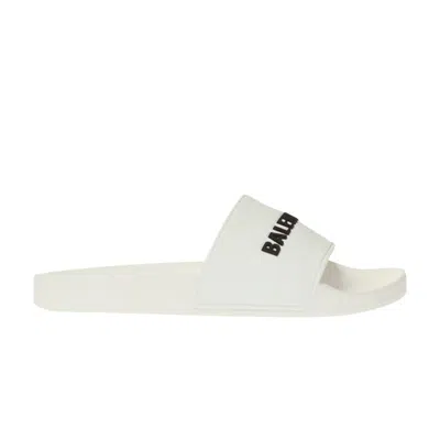 Pre-owned Balenciaga Wmns Pool Slides 'white' | Women's Size 36
