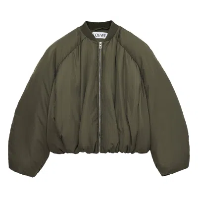 Pre-owned Loewe Padded Bomber Jacket 'loden Green' | Women's Size 36