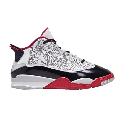 Pre-owned Air Jordan Jordan Dub Zero Ps 'varsity Red' 2022 | White | Kid's Size 13