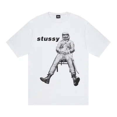 Pre-owned Stussy Astronaut Tee 'white' | Men's Size S