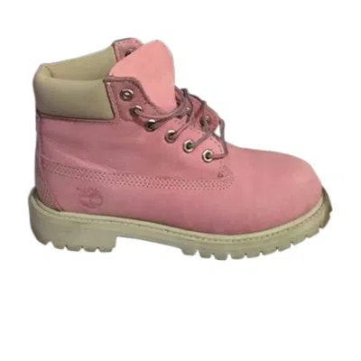 Pre-owned Timberland 6 Inch Boot Youth 'pink' | Kid's Size 12.5