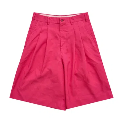 Pre-owned Comme Des Garçons Homme Deux Comme Des Garçons Homme Plus Bright Shorts 'pink' | Men's Size S