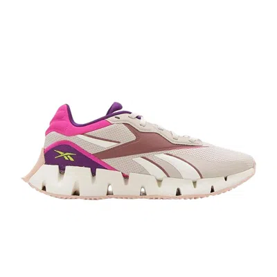 Pre-owned Reebok Wmns Zig Dynamica 4 'stucco Sedona Rose' | Cream | Women's Size 6