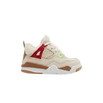 Pre-owned Air Jordan 4 Retro Td 'wild Things' | Cream | Infant Size 4