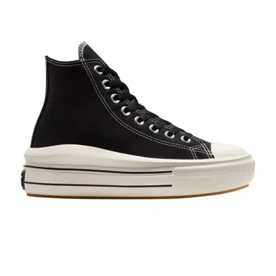 Pre-owned Converse Wmns Chuck Taylor All Star Move Platform High 'black Egret' | Women's Size 8