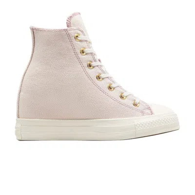 Pre-owned Converse Wmns Chuck Taylor All Star Wedge Platform High 'gold' | Cream | Women's Size 5.5