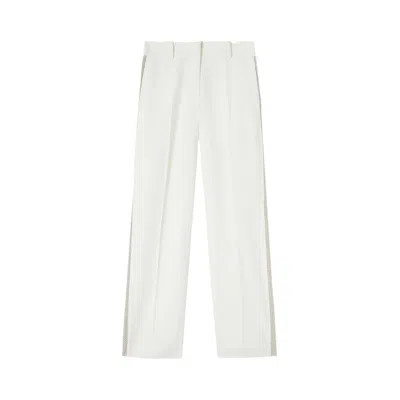 Pre-owned Palm Angels Knit Tape Suit Pants 'off White' | Women's Size 36